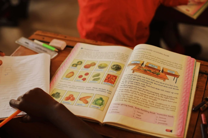 white and red book page